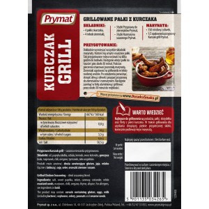 Przyprawa Kurczak grill 25g Prymat